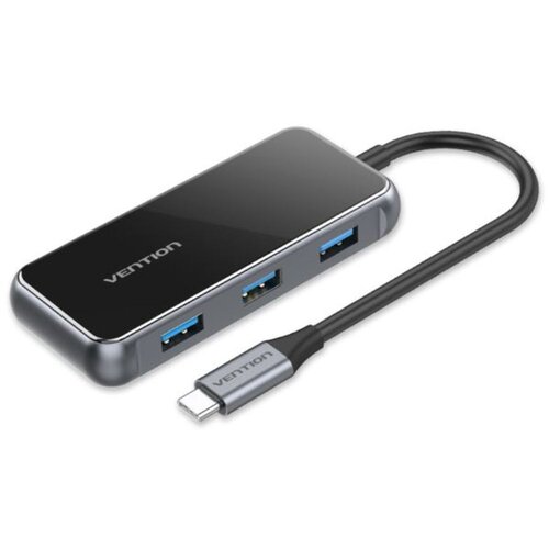 Vention USB-C to HDMI USB3.0*3 RJ45 PD Docking Station 0.15m Gray Cijene