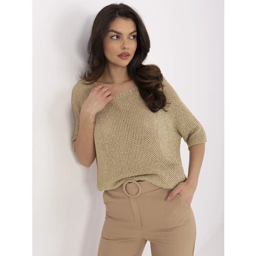 Italy Moda Sweater-MI-SW-1902.38-gold Slike