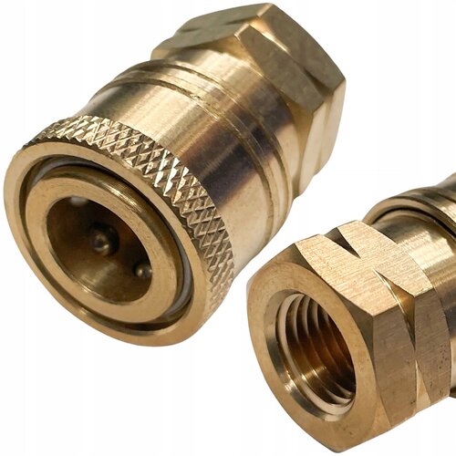 Rosfix Adapter Hitri Priključek 1/4" &ndash; Leži&scaron;če Z Notranjim Navojem 3/8", Medenina, 220 bar | 40 l/min, (5000356584) Cene