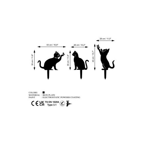 Wallxpert decorative object figura fam 06 Slike