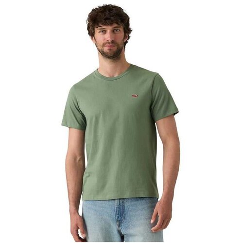 Levi&amp;#039;s Levis - zelena mu&amp;scaron;ka majica Slike