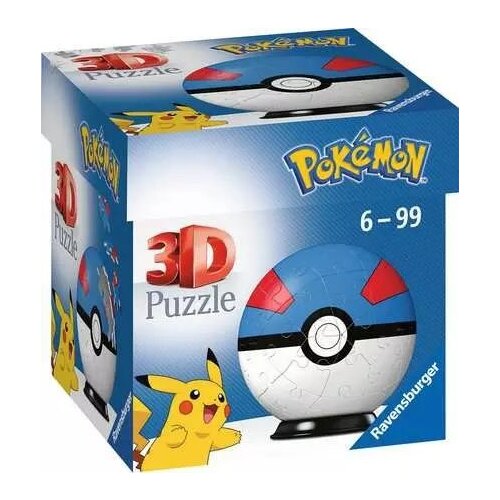 Ravensburger 3D puzzle - Pokemon velika lopta - 54 dela Slike