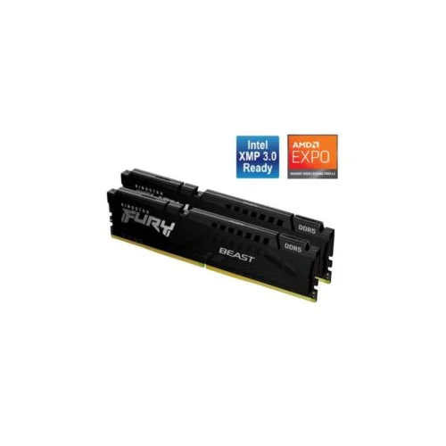 Ram memorija Kingston 32GB 5600MHz DDR5 Fury Beast (2×16), CL36, EXPO