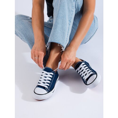 SHELOVET Classic navy blue sneakers Cijene