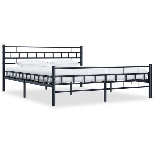 VidaXL Okvir za krevet crni čelični 160 x 200 cm Slike