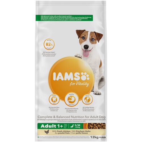 IAMS for Vitality Adult Small & Medium s piletinom - 12 kg Cijene
