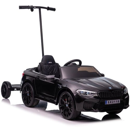  Licencirani auto na akumulator BMW M5 + platofrma za roditelje - crni/lakirani Cijene