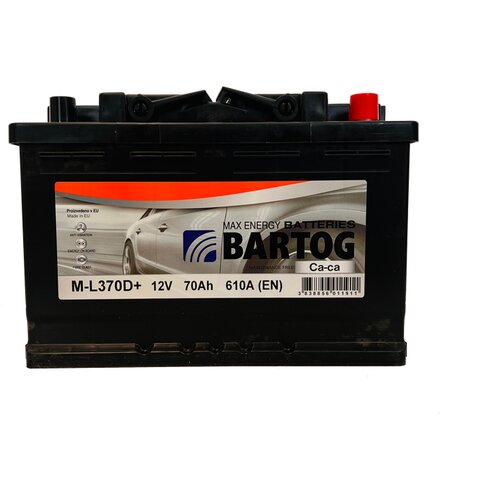 Bxtreme akumulator bartog M-L370D+ 70Ah d+ 610A(EN) 275x175x190 Slike
