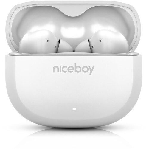 Niceboy pins 4 - bežične slu&scaron;alice sa anc 400 mah + 2x 50 mah IPX4 bela Cene