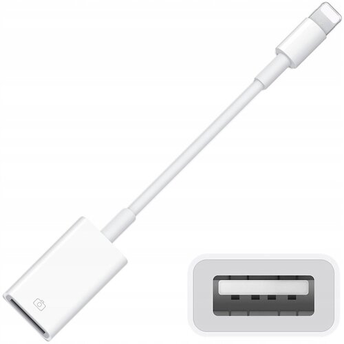 Co2 adapter usb otg usb-a kabel pendrive na lightning iphone ipad, (21747891) Slike