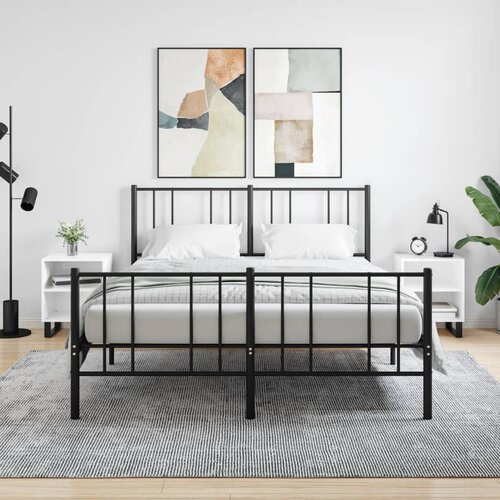 vidaXL Noćni ormarići 2 kom sjajni bijeli 40x30x50cm konstruirano drvo Cijene
