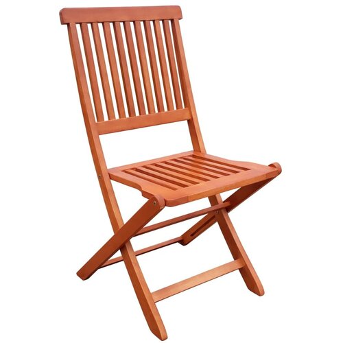 Garden Pleasure Smeđe vrtne stolice u setu 2 kom od masivnog drveta Angwin &amp;ndash; Slike