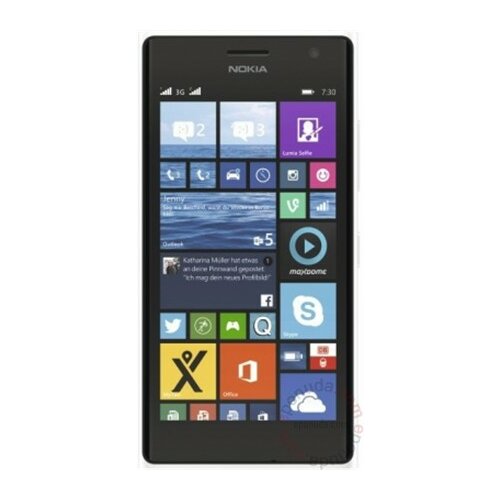 Nokia Lumia 730 Dual SIM White mobilni telefon Slike