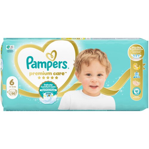 Pampers Premium Care pelene, veličina 6, 50 komada, 13-18 kg Cene