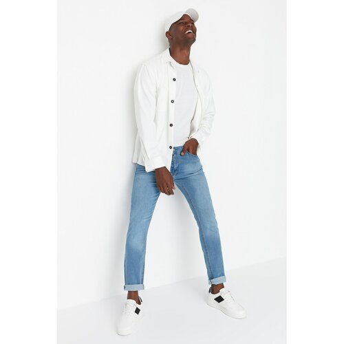 Trendyol Men's Blue Skinny Fit Jeans Slike