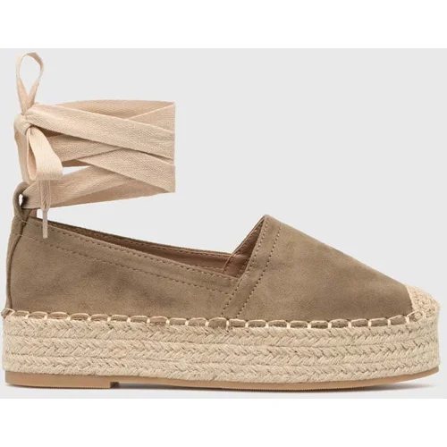 Answear Lab Espadrile zelena barva