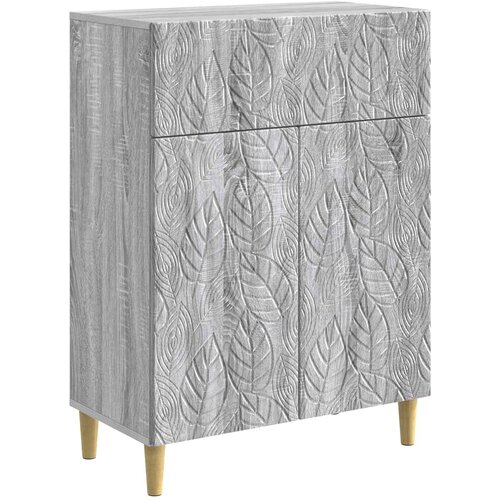vidaXL Strani &scaron;al Siva Sonoma 66 x 34,5 x 90 cm Inženirski les, (5000253176) Cene