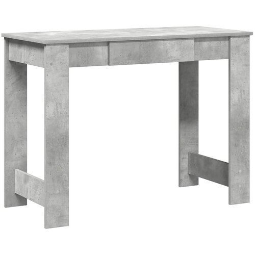  Radni stol boja betona 100x45x75 cm od konstruiranog drva Slike