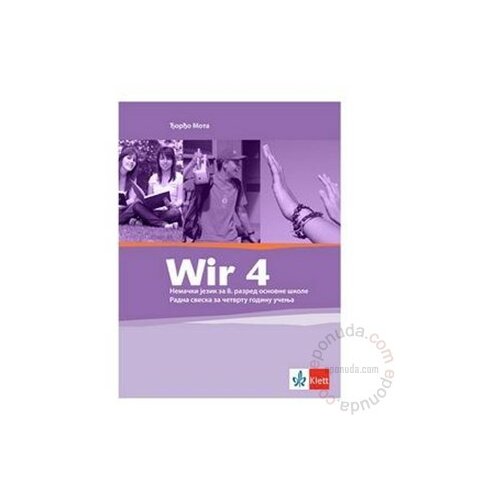 Klett udžbenik za osmi razred WIR 4, nemački jezik za 8. razred Radna sveska knjiga Slike