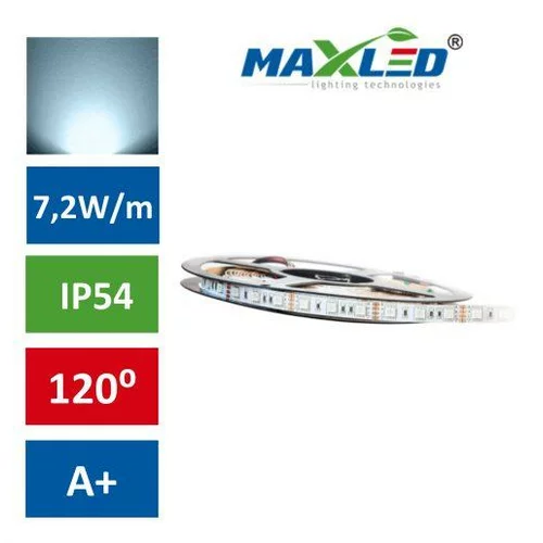 MAX-LED led trak 5050 7,2W/m 150 led IP54 hladno beli 5m max-led