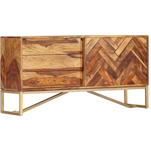 vidaXL Komoda od masivnog drva šišama 118 x 30 x 60 cm Cene