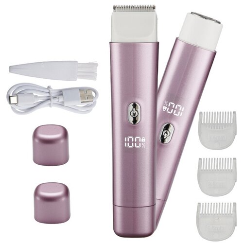 INF Ženska električna britvica - mokro/suho, polnilna, dvojna glava Pink, (5000287139) Cene