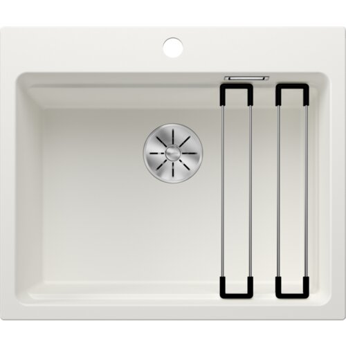 Blanco sudoper ETAGON 6 InFino SILGRANIT pribor inox nosači, bez dalj. upr. - GLEČER BIJELA Cijene