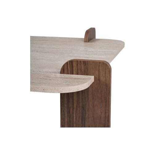 Hanah home Sto za dnevnu sobu Marais Travertine Venezia Walnut Slike