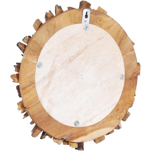  Zidno ogledalo od tikovine 60 cm okruglo Slike