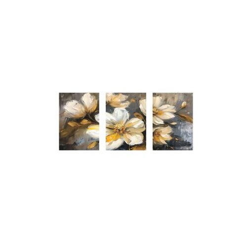 WALLXPERT Dekorativna uramljena MDF slika (3 komada) Mp3 00117 30 x 40 Cene