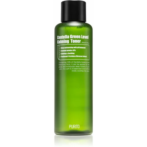 PURITO Centella Green Level hidratantni toner za smirenje i jačanje osjetljive kože lica 200 ml
