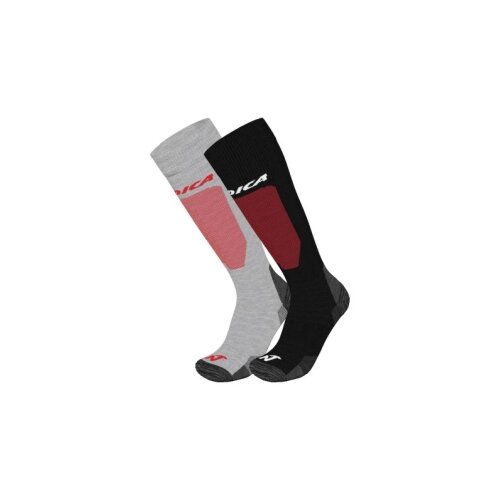 Čarape NORDICA UNI 2.0 2 para grey red-black red Cene