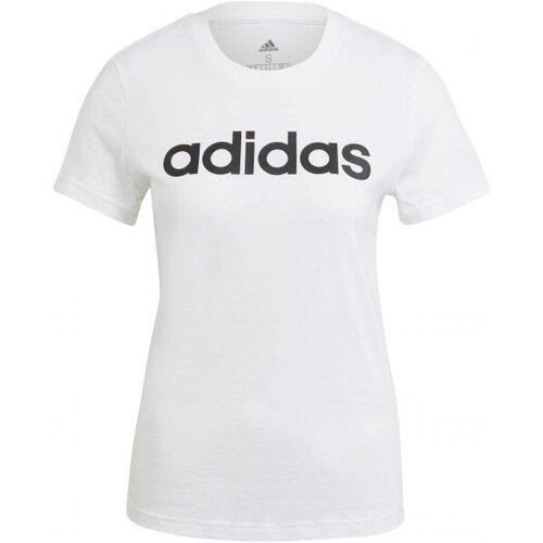 Adidas Ženske majice Loungewear Essentials Slim Logo Tee bela Cene