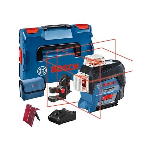 Bosch Linijski laser Samonivelirajući GLL 3-80 C Raspon (maks.): 30 m Kalibriran po: Tvornički standard (vlastiti) Slike