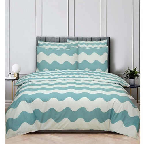 ESSENZA SLEEP posteljina marine sort 200x200 cm Slike
