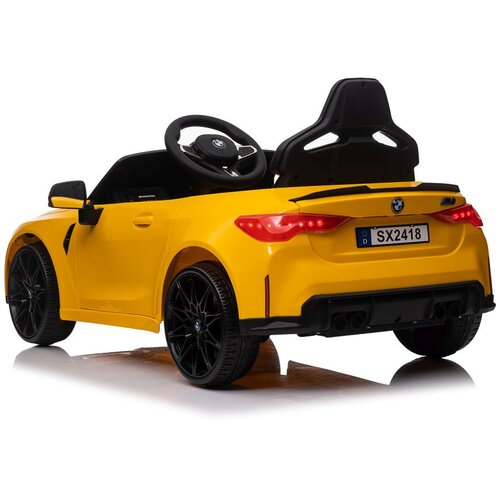  Licencirani auto na akumulator BMW M4 - žuti Slike
