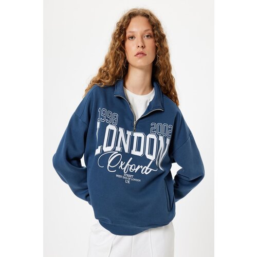 Koton Navy Blue Youth Sweatshirt Cene