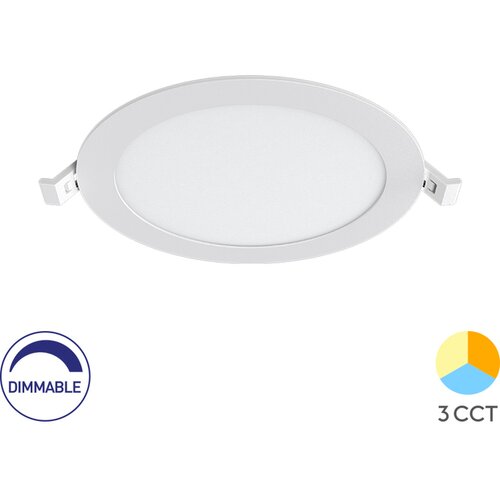 Braytron Ugradni LED panel 12W, okrugli, beli, Dimabilni, 3u1 (8 inča) BP01-91280 Cene