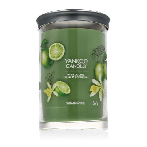 Yankee Candle Signature Vanilla Lime Tumbler 567 g di&amp;scaron;eča svečka Slike
