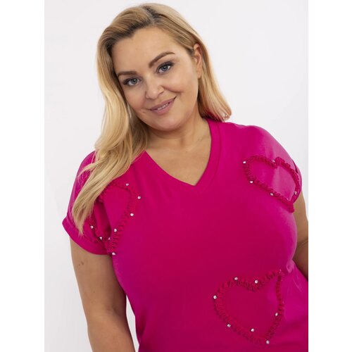RELEVANCE Blouse-RV-BZ-A542.12P-fuchsia Slike