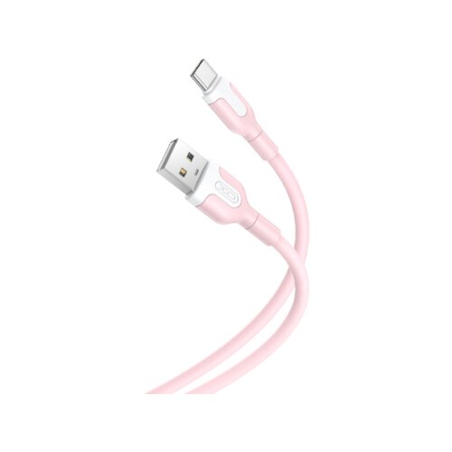  USB kabal XO NB212 USB-Type C 2,1A Pink Slike