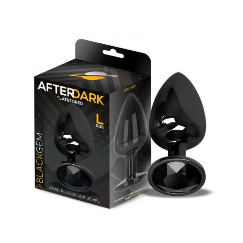 Afterdark Analni čep BlackGem large Cene