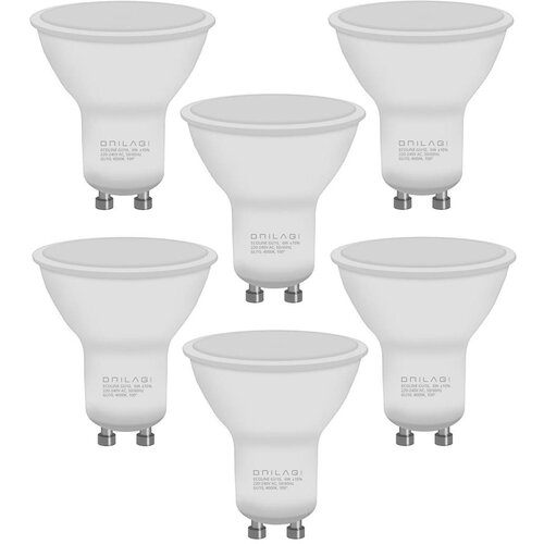  Set od 6 LED sijalica ECOLINE GU10/6W/230V 4000K - Brilagi Cene