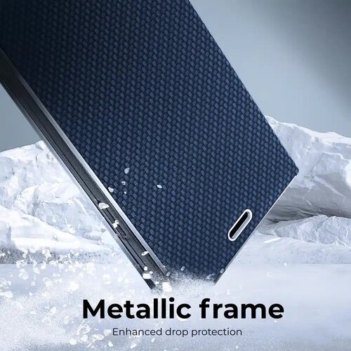 Luna Book Carbon futrola za XIAOMI Redmi NOTE 12 PRO Plus 5G plava Slike
