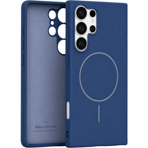 velvet touch magsafe maska za samsung galaxy S24 ultra - plava Cene
