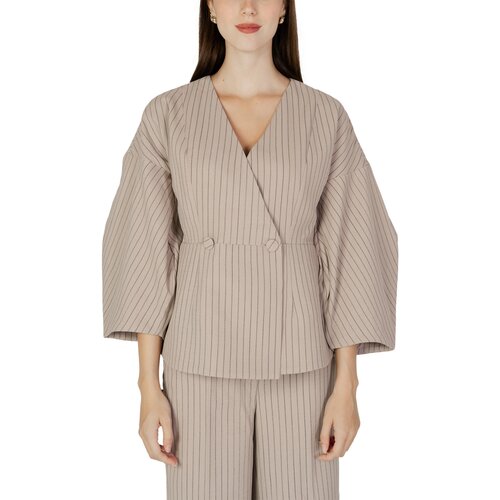 Aware Jakne & Blazerji VMGRACE V-NECK 7/8 BLAZER VMA 10294380 Bež Cene