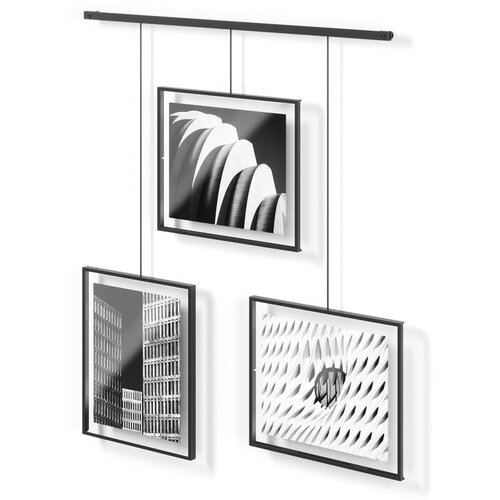 Umbra Crni metalni viseći okviri u setu 3 kom 73x82 cm Exhibit &amp;ndash; Slike