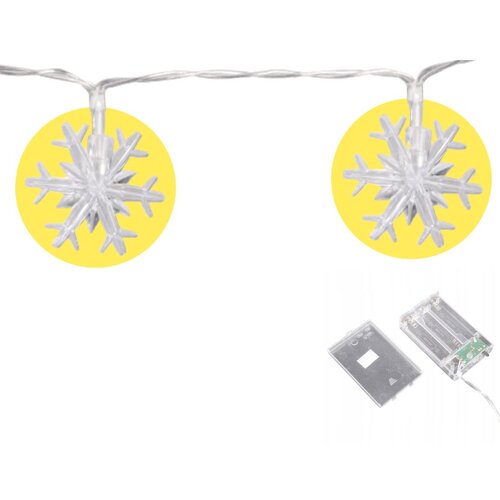 MasterLED LED snežinke na baterije 20 LED 3m 2700K 2 funkciji Slike