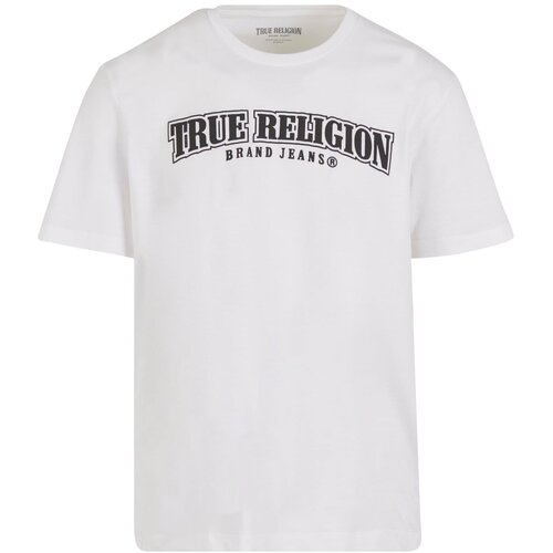 True Religion Majica 'Nu Brush' črna / bela Cene