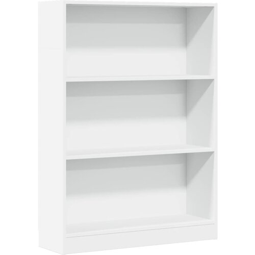 Maison Chic Knjižna omara - Knjižni regal bela 80x24x109 cm inženirski les, (21725504) Slike
